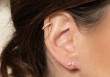 Boucles d'oreilles Zoé post (couleur au choix)
