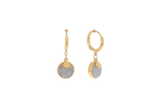 Boucles d'oreilles Noelia - Labradorite