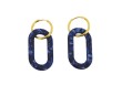 Boucles d'oreilles Aya - bleu marine