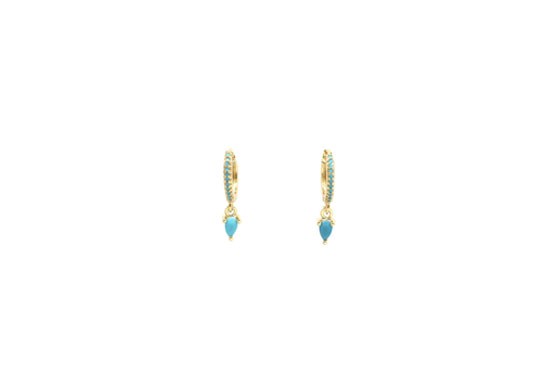 Boucles d'oreilles Nila turquoise