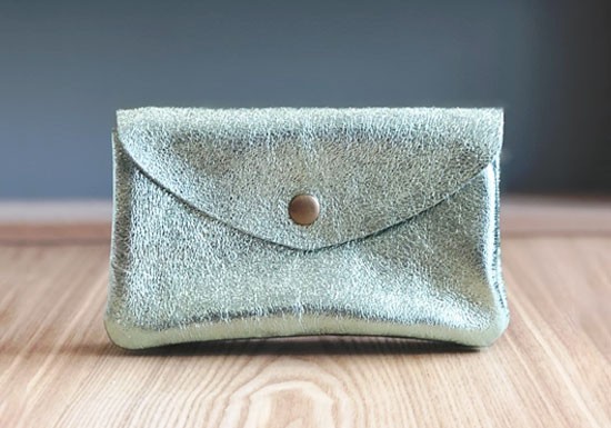 Porte-monnaie Wendy medium - vert menthe