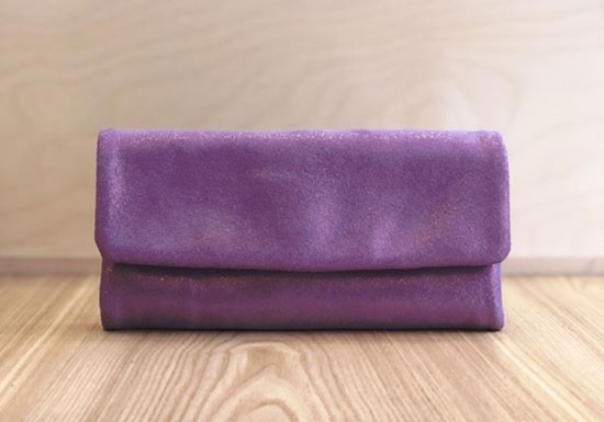 Portefeuille Morgane - violet