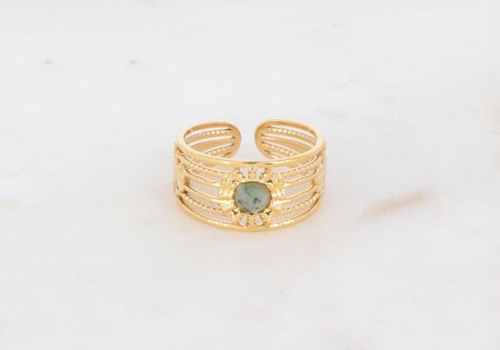 Bague Soliana Turquoise africaine