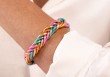 Bracelet Bouddhiste tressé - multicolore