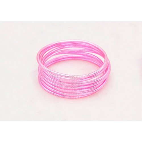 Bracelet Bouddhiste fin - Rose clair