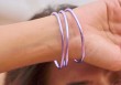 Bracelet Bouddhiste fin - Lilas