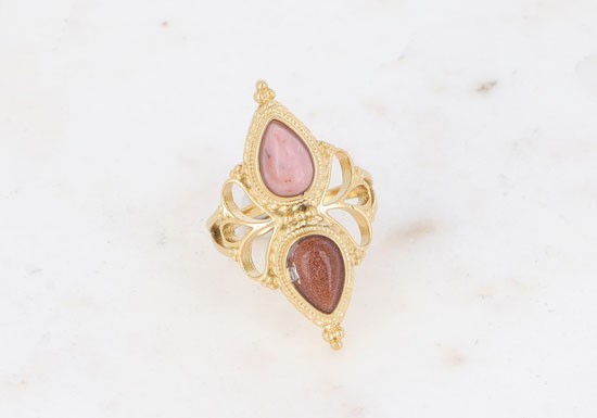 Bague Raja - Sable d'or
