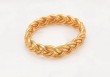 Bracelet Bouddhiste double tresse - Or