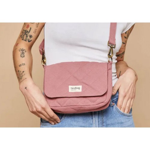 Sac à main Margault - Rose blush matelassé