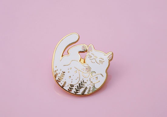 Pin's Chat féérique