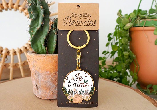 Porte-clés Je t'aime