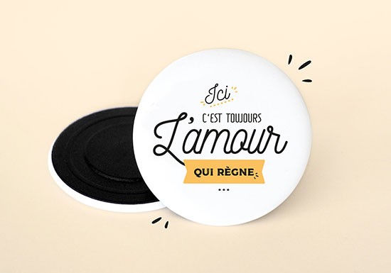 Magnet Ici c'est l'amour qui règne