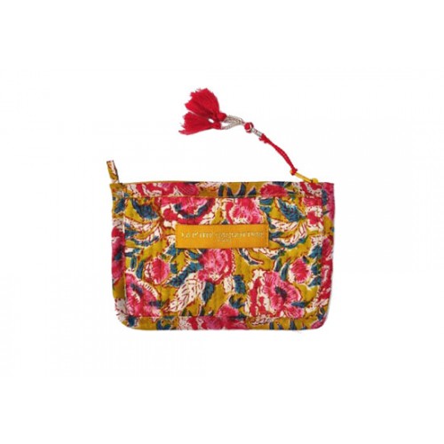 Petite pochette India Fuchsia
