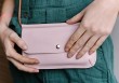 Phone bag Hang on - powder pink