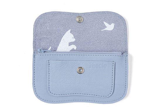 Portefeuille Cat Chase - lavender