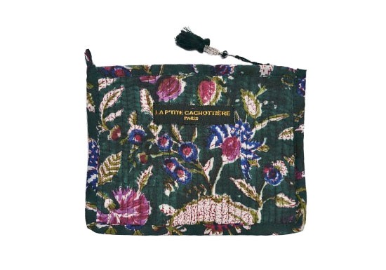 Pochette India Vert