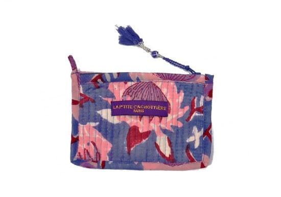 Petite pochette India Parme