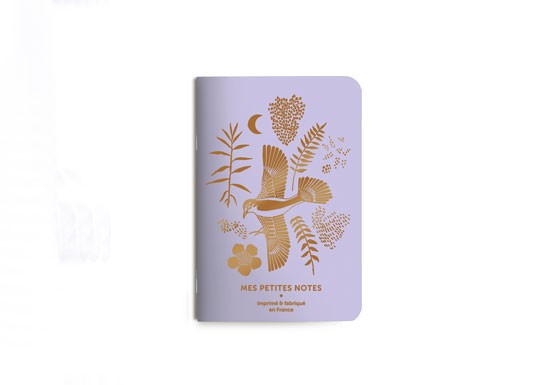 Petit carnet Liberté - mauve