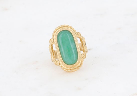 Bague Rajini - Aventurine verte