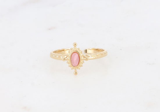 Bague Karima - Rhodonite