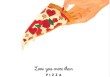 Carte postale Love you pizza