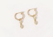 Boucles d'oreilles Juliette Hoop (coloris au choix)