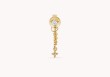 Boucle d'oreille Intuition Blanche