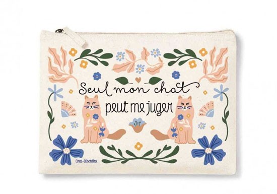 Trousse - Seul mon chat peut me juger