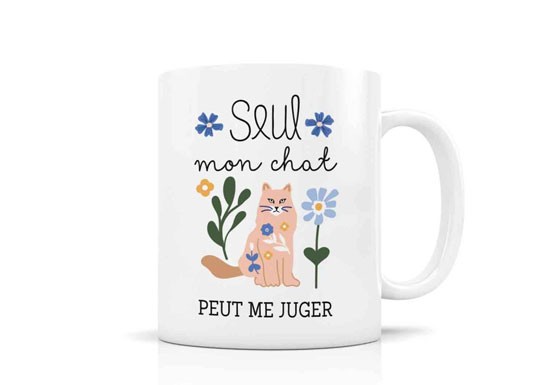 Mug Seul mon chat peut me juger