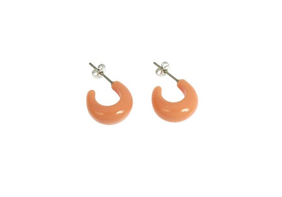 Boucles d'oreilles Krug - Saumon