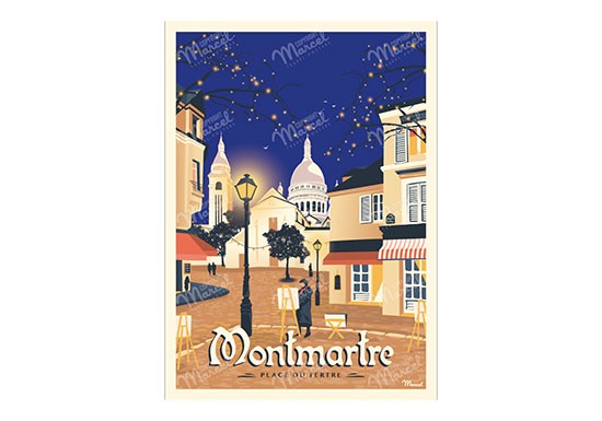 Poster Montmartre - Place du Tertre