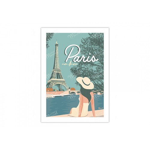Poster Paris - Mon amour