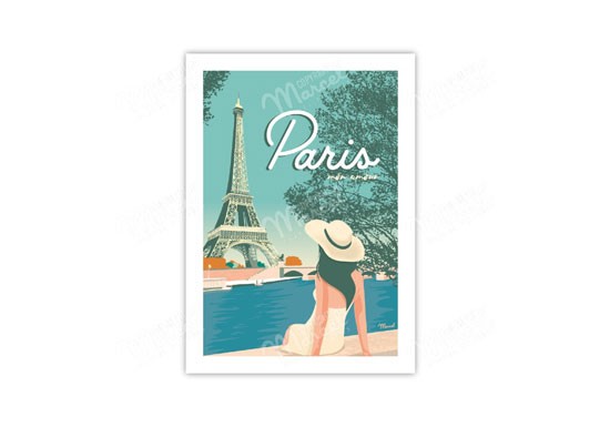 Carte Postale Paris - Mon amour