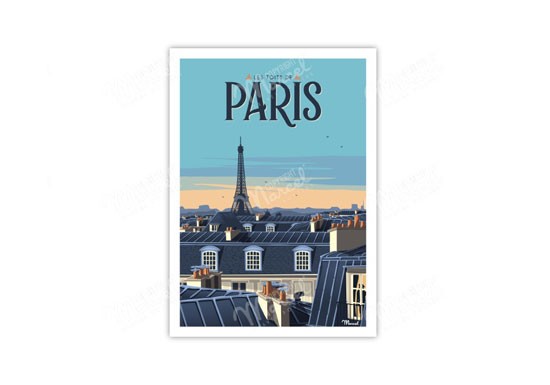 Carte Postale Paris - Les Toits