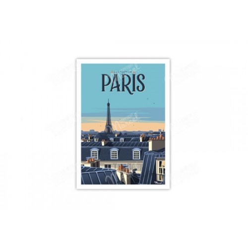 Carte Postale Paris - Les Toits