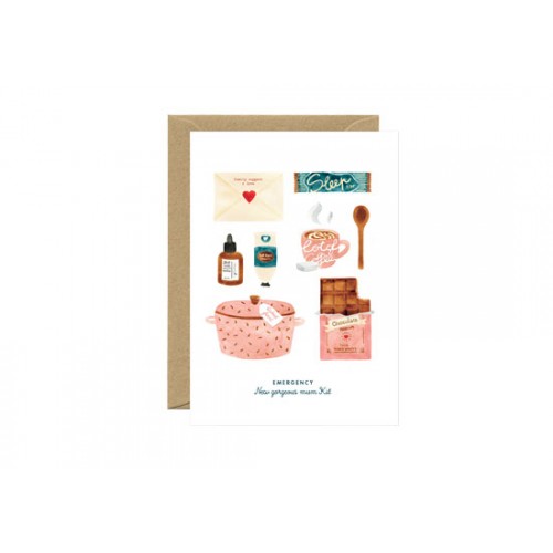 Carte postale New mum kit