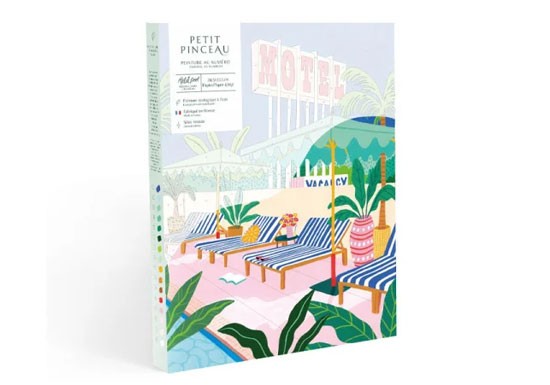 Kit de peinture au numéro - The motel pool