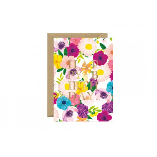 Carte postale Happy birthday Granny Lilac