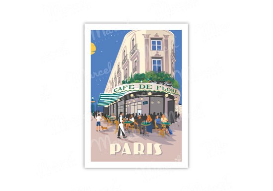 Carte Postale Boulevard Saint Germain