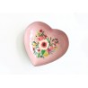 Coupelle cœur rose - Bouquet