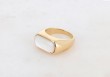 Bague Chevalière Isalys - Nacre
