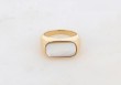 Bague Chevalière Isalys - Nacre