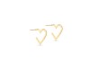 Boucles d'oreilles Tiny Heart contour