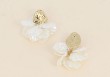 Boucles d'oreilles Edmée blanc