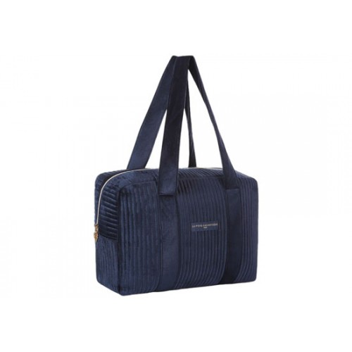 Sac week end Velours - Bleu