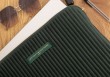 Pochette ordinateur 13'' velours vert