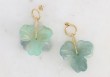 Boucles d'oreilles Anémone - Vert