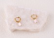 Boucles d'oreilles Azalée - Quartz blanc