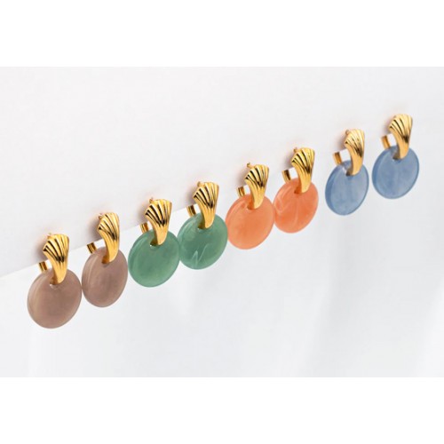 Boucles d'oreilles Sylvie (coloris au choix)