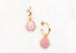 Boucles d'oreilles Ginnette - Rhodonite